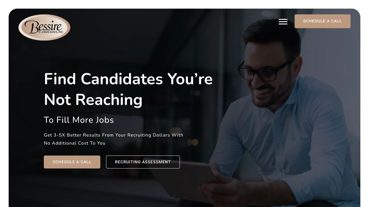 Bessire & Associates recruitment advertising website homepage